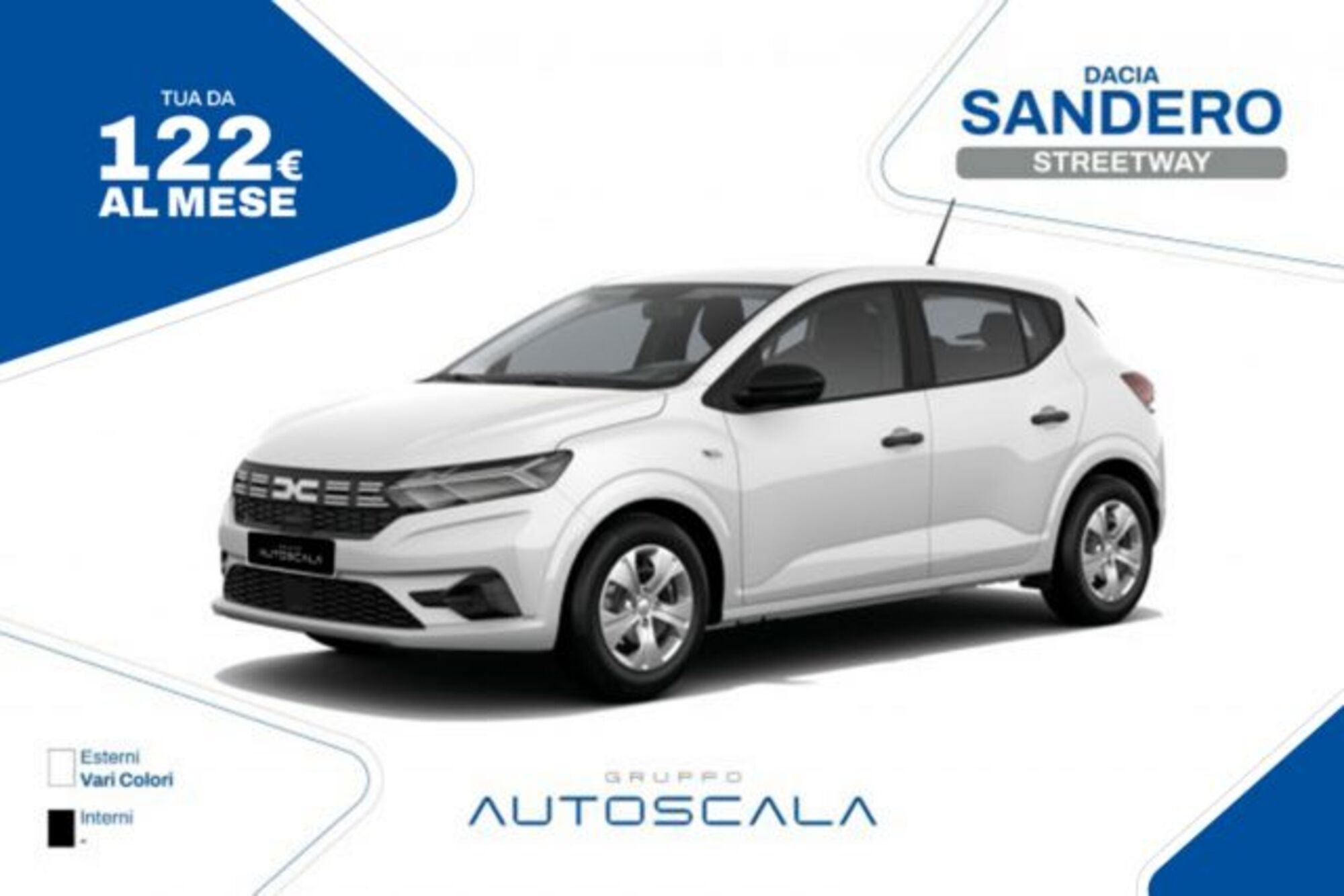 Dacia Sandero Streetway 1.0 SCe 65 CV Comfort