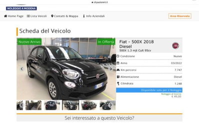 Fiat 500X 1.3 MultiJet 95 CV Club usata