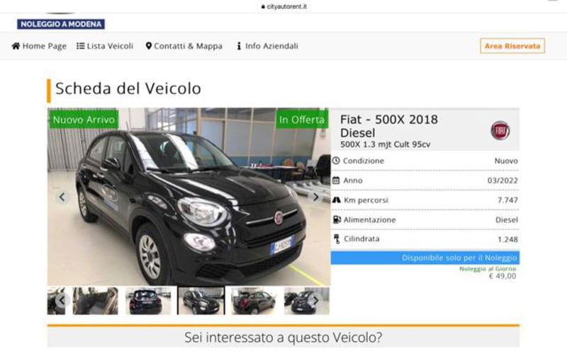 Fiat 500X 1.3 MultiJet 95 CV Club