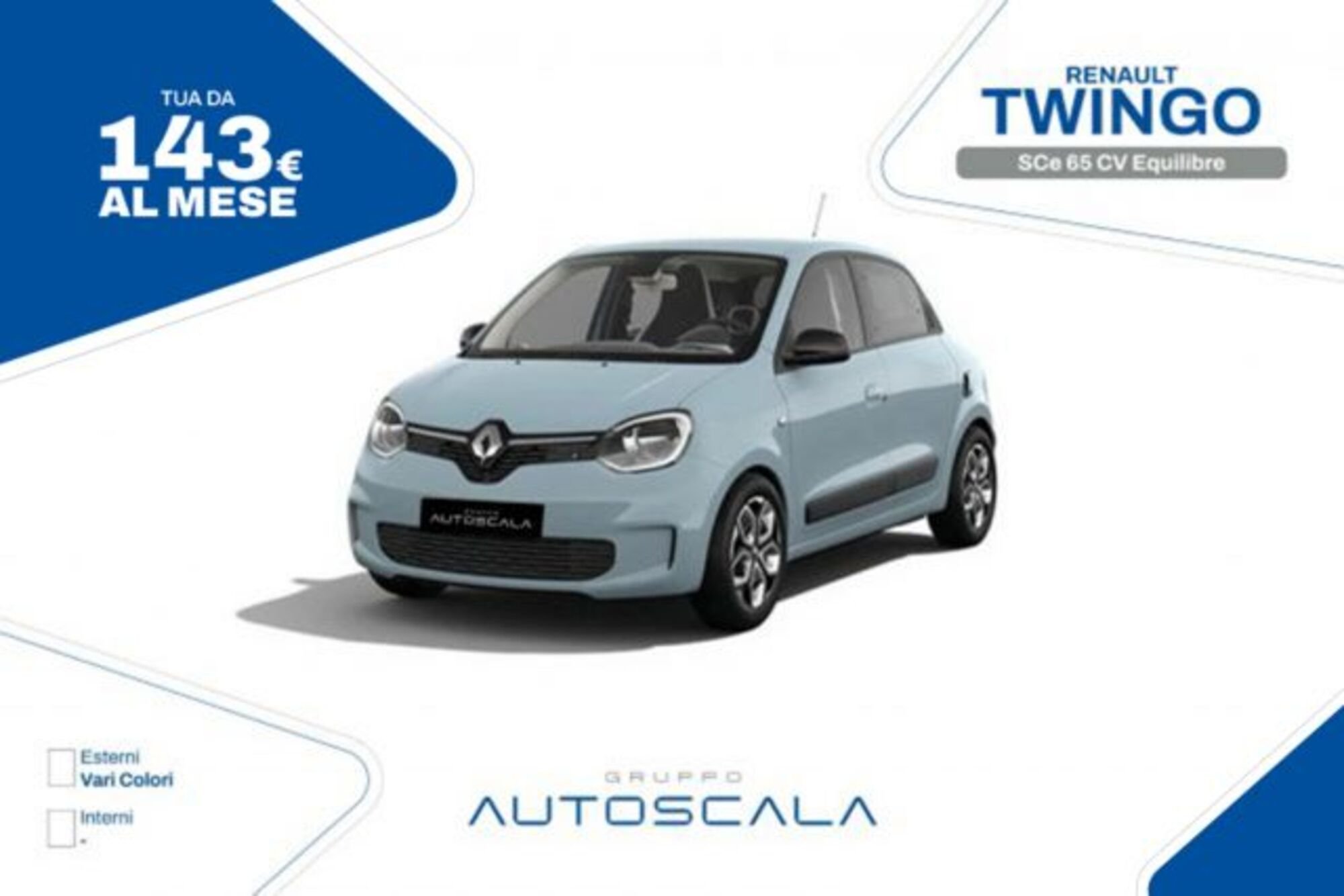 Renault Twingo 1.0 sce Equilibre 65cv nuovo