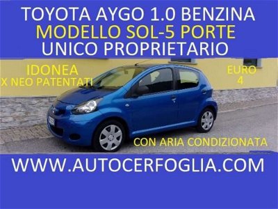 Toyota Aygo 1.0 12V VVT-i 5 porte Sol my 05 usata