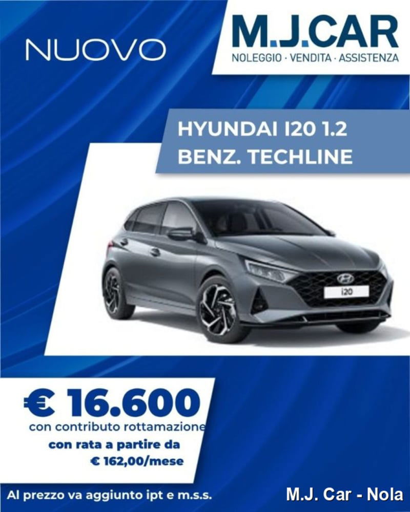 Hyundai i20 1.2 MPI MT TechLine