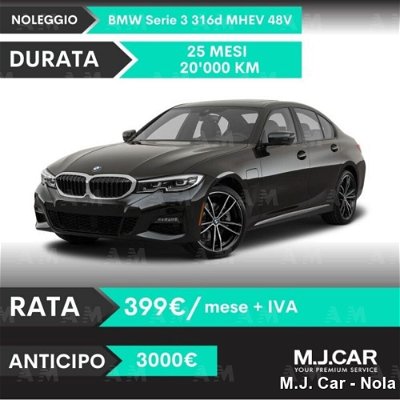 BMW Serie 3 316d 48V my 22 nuova