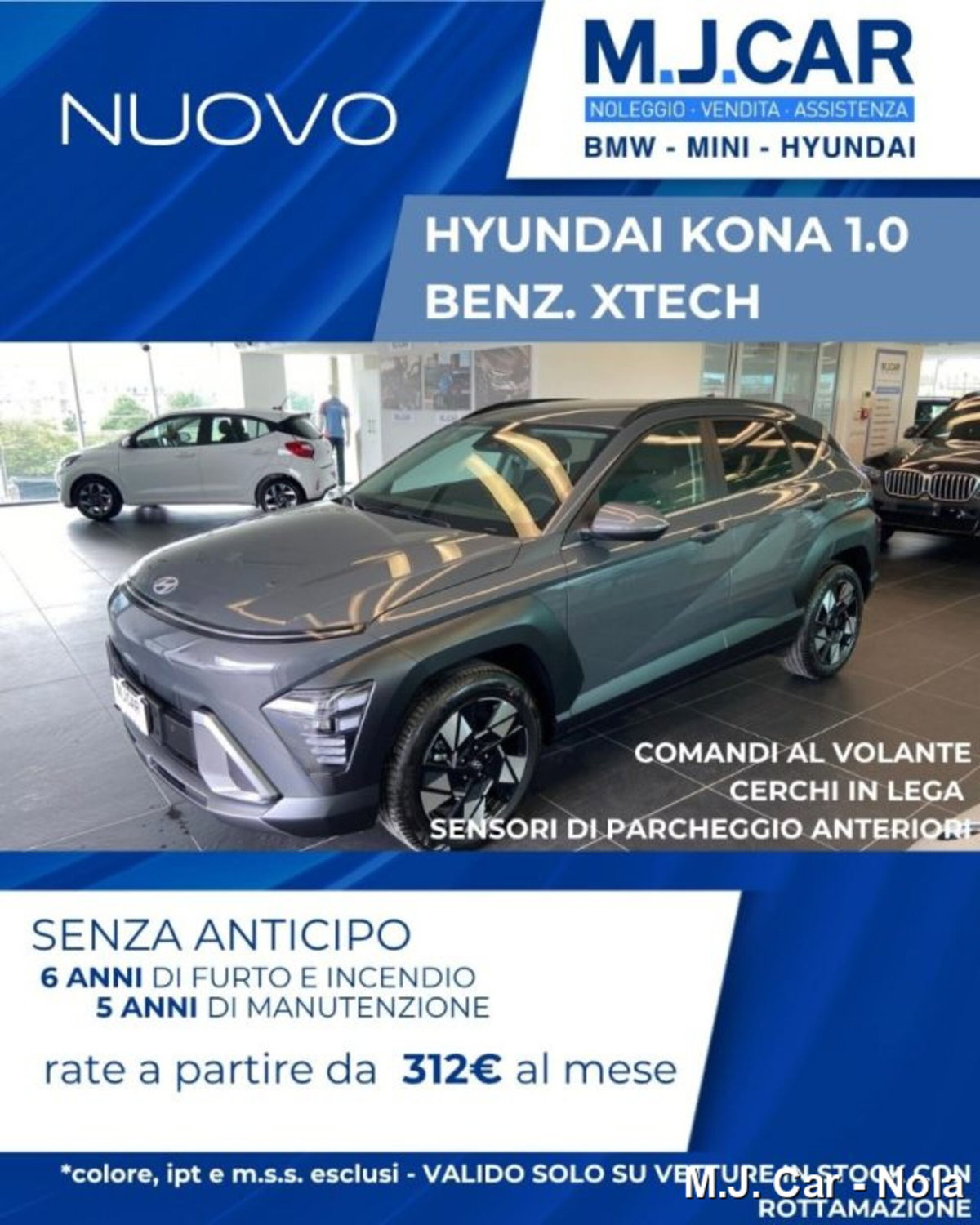 Hyundai Kona 1.0 t-gdi X Line Tech Pack 2wd dct