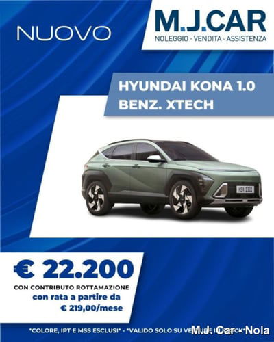 Hyundai Kona 1.0 t-gdi X Line Tech Pack 2wd dct nuova