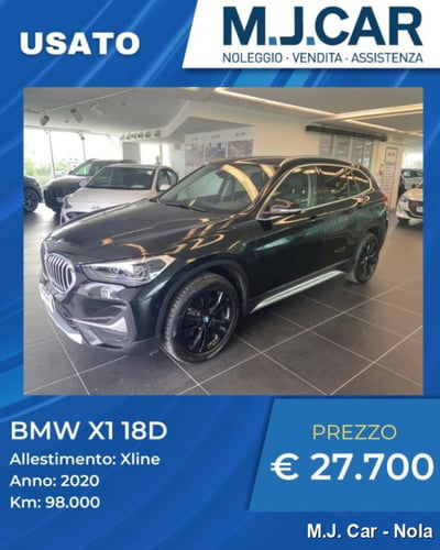 BMW X1 sDrive18d xLine usata