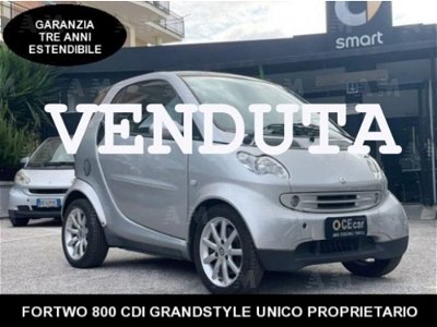 smart fortwo 800 coupé grandstyle cdi usata