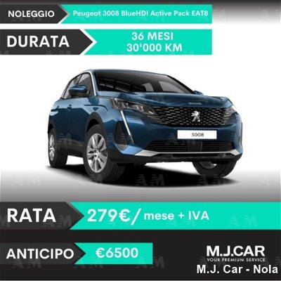 Peugeot 3008 BlueHDi 130 S&S EAT8 Active Pack my 22 nuova