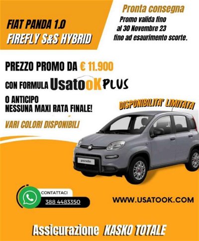 Fiat Panda 1.0 FireFly S&S Hybrid City Life my 22 usata