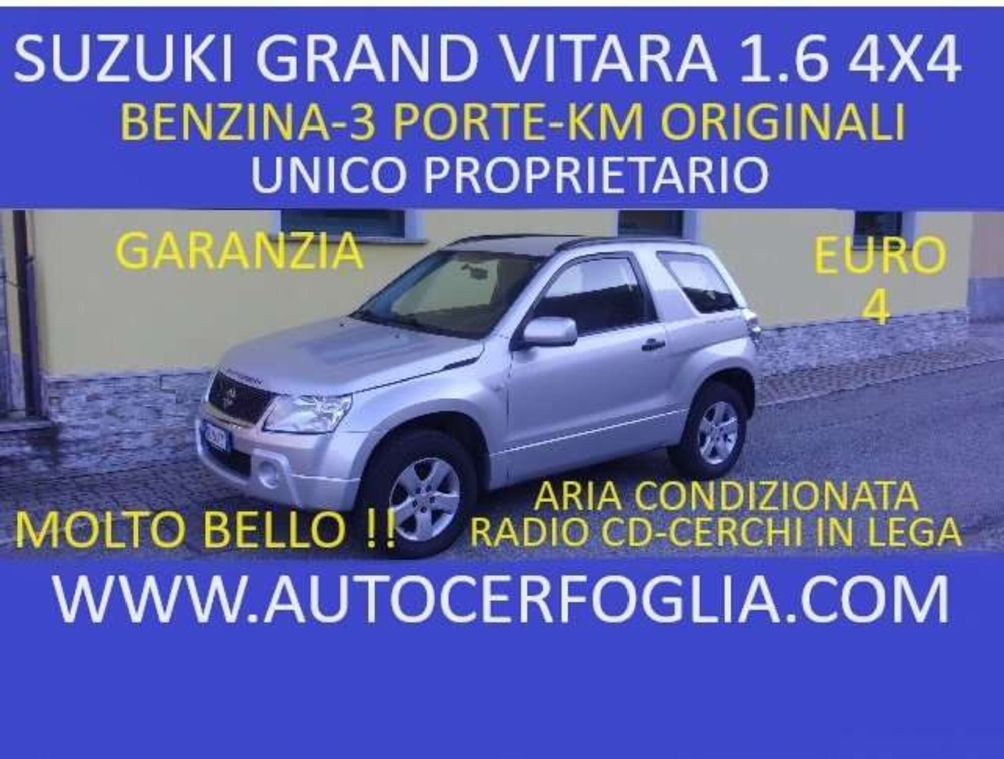 Suzuki Grand Vitara 1.6 16V 3 porte Offroad usato