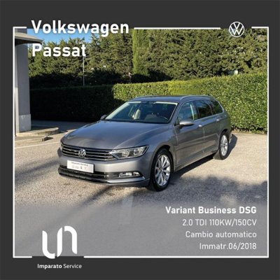 Volkswagen Passat Variant 2.0 TDI DSG Business BlueMotion Tech my 17 usata