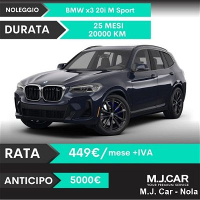 BMW X3 xDrive20i 48V Msport nuova