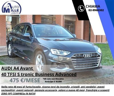 Audi A4 Avant 40 TFSI S tronic Business Advanced usata