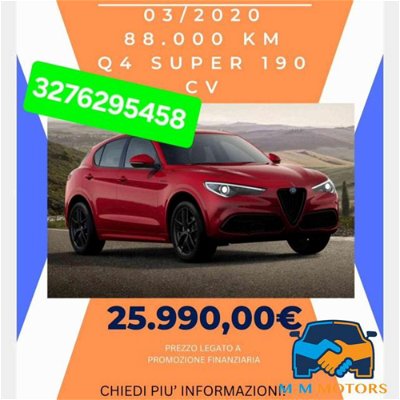 Alfa Romeo Stelvio Stelvio 2.2 Turbodiesel 190 CV AT8 Q4 Super my 18 usata
