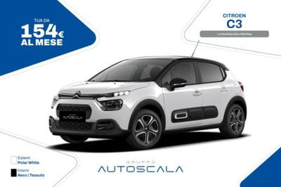 Citroen C3 1.2 puretech Plus s&s 83cv neopatentati usata