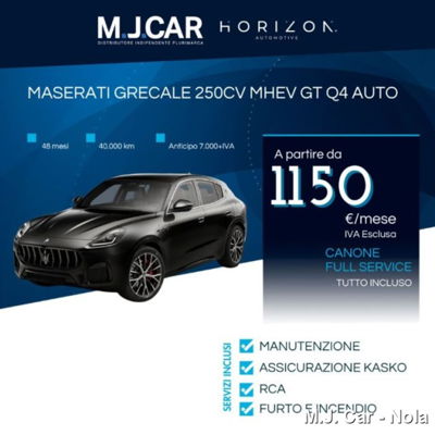 Maserati Grecale Grecale 2.0 mhev GT 250cv auto nuova