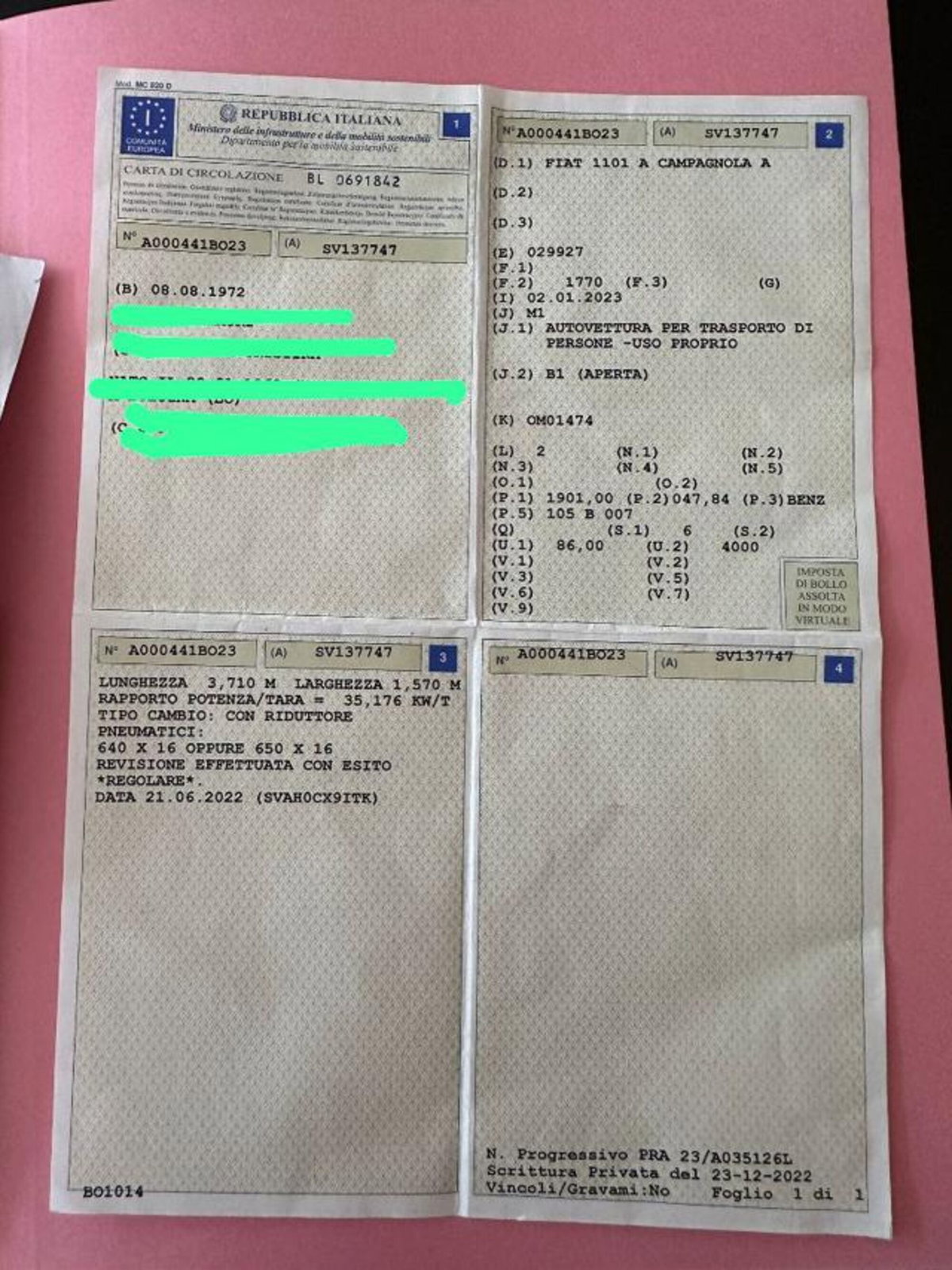 Fiat Campagnola Pick-up 2.0 hard-top lunga (20)