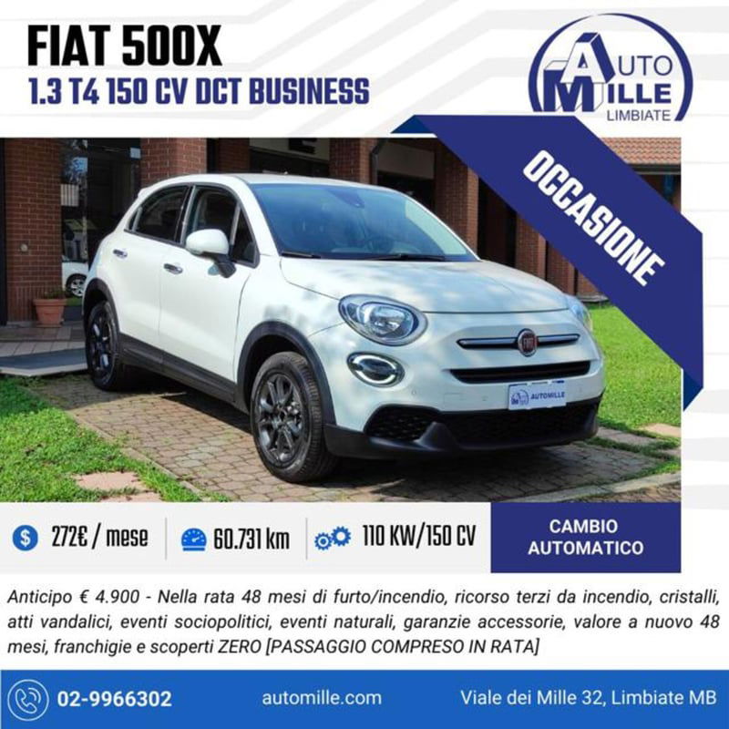 Fiat 500X 1.3 T4 150 CV DCT Red