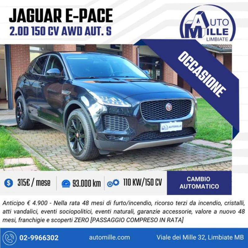 Jaguar E-Pace 2.0D 150 CV AWD aut. S 