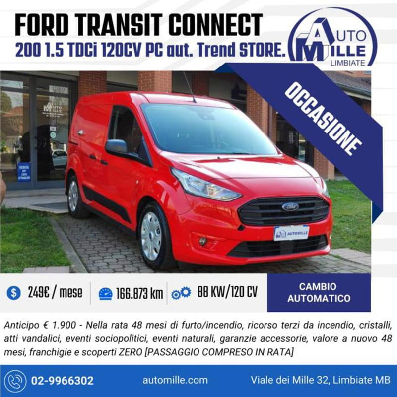 Ford Transit Connect Furgone 200 1.5 TDCi 120CV PC Furgone Trend 