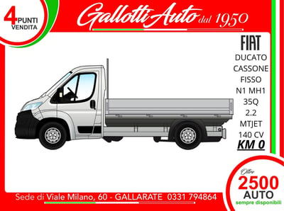 Fiat Ducato 35 MLH1 2.2 mjt3 140cv carro AT9 serie 8 nuovo