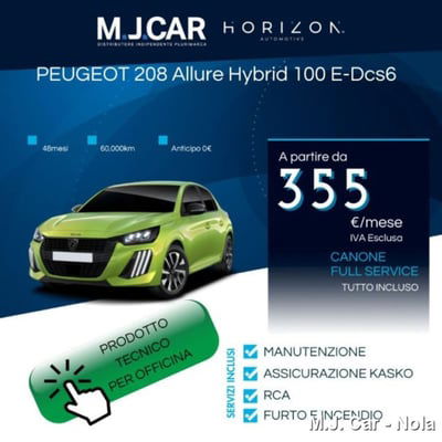 Peugeot 208 PureTech 100 Stop&Start 5 porte Allure nuova