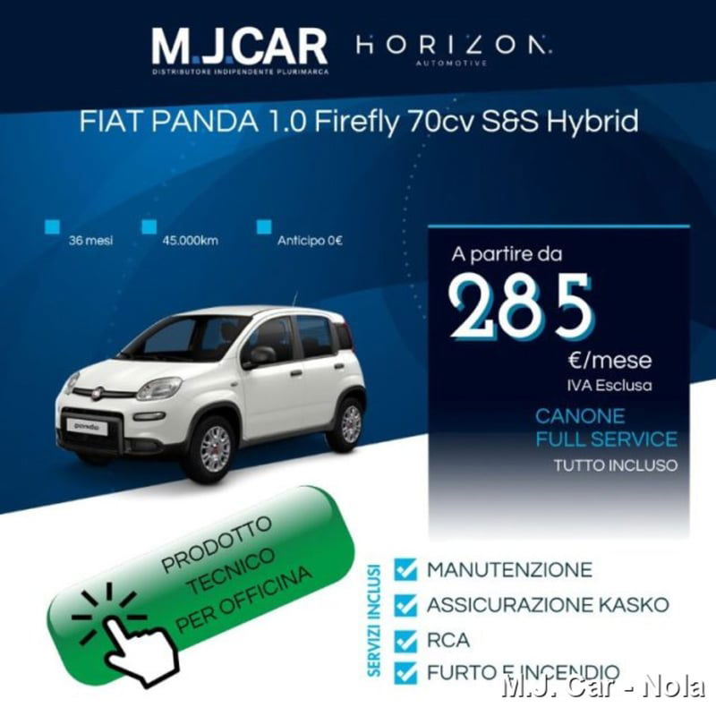 Fiat Panda 1.0 firefly hybrid s&s 70cv