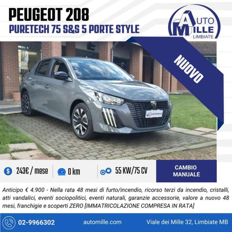 Peugeot 208 1.2 puretech Active s&s 75cv