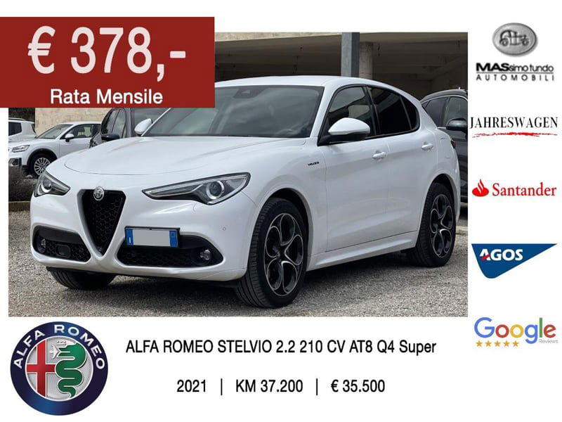Alfa Romeo Stelvio Stelvio 2.2 Turbodiesel 210 CV AT8 Q4 Super