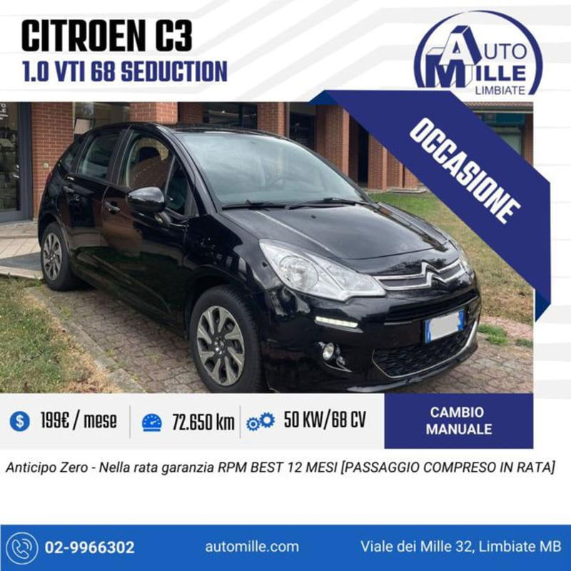Citroen C3 1.0 VTi 68 Seduction 