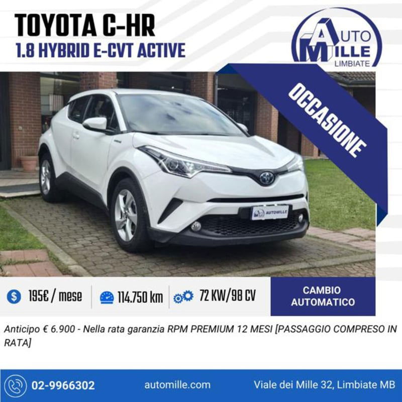 Toyota Toyota C-HR 1.8 Hybrid E-CVT Active 