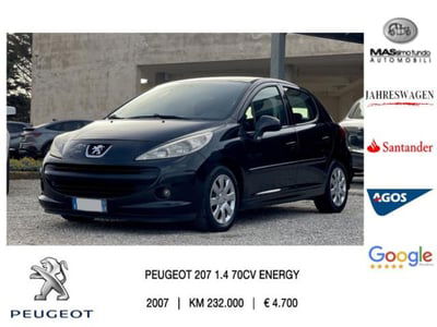 Peugeot 207 HDi 70CV 5p. Energie usata