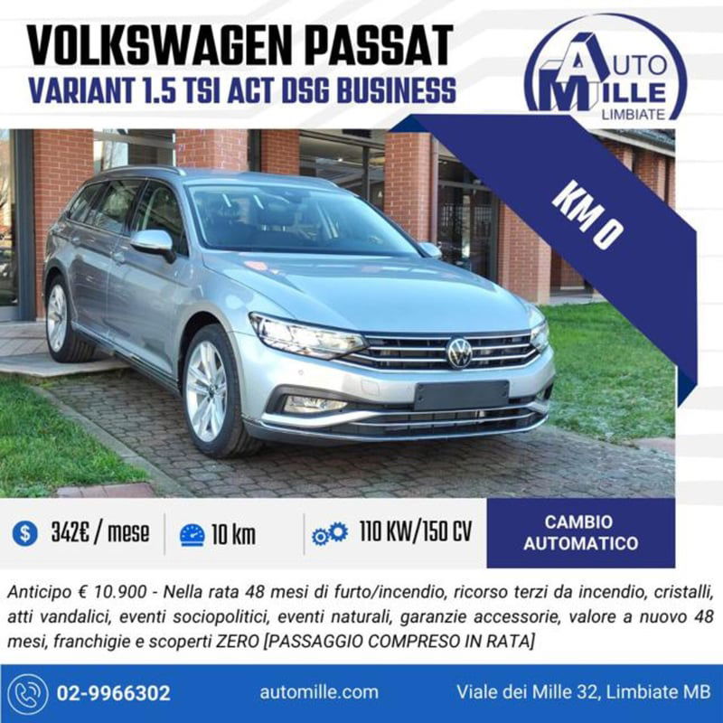 Volkswagen Passat Variant 1.5 TSI ACT DSG Business