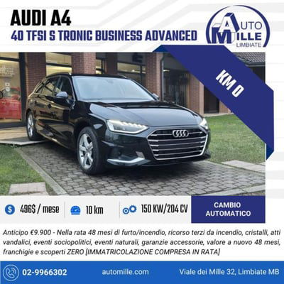 Audi A4 Avant 40 TFSI quattro S tronic Business Advanced  usata