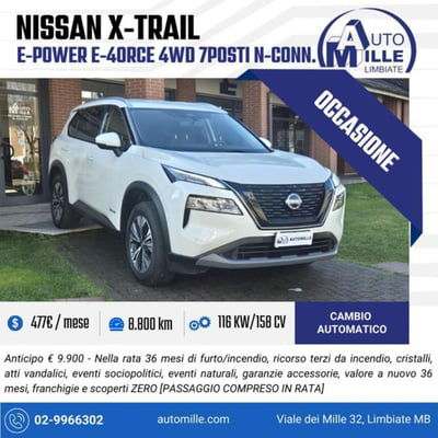 Nissan X-Trail 1.5 e-power N-Connecta e-4orce 4wd auto usata