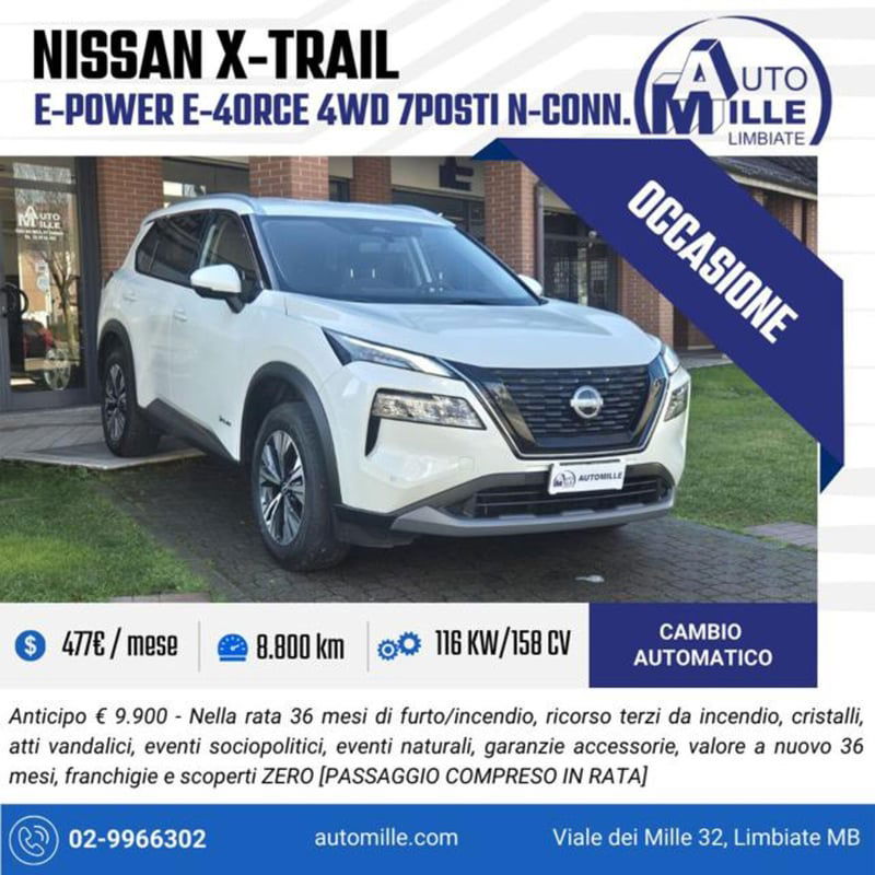 Nissan X-Trail 1.5 e-power N-Connecta e-4orce 4wd auto