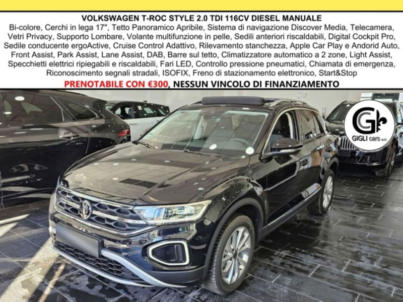 Volkswagen T-Roc 2.0 tdi Style 115cv