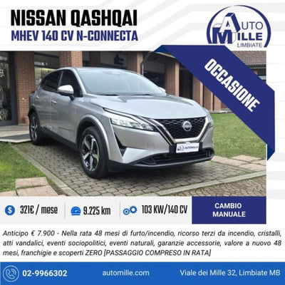 Nissan Qashqai 1.3 mhev N-Connecta 2wd 140cv usata