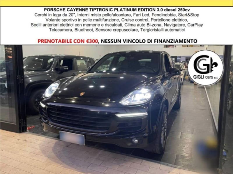 Porsche Cayenne 3.0 Diesel Platinum Edition