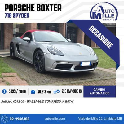 Porsche 718 Boxster  Boxster 2.0 300cv pdk usata
