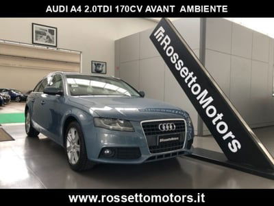 Audi A4 Avant 2.0 TDI 170CV F.AP. Ambiente usata