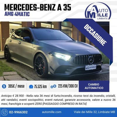 Mercedes-Benz Classe A Sedan 35 4Matic 4p. AMG usata