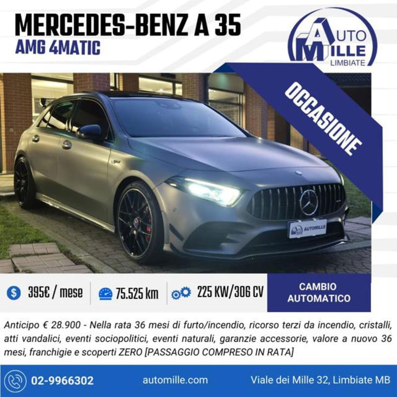 Mercedes-Benz Classe A Sedan 35 4Matic 4p. AMG