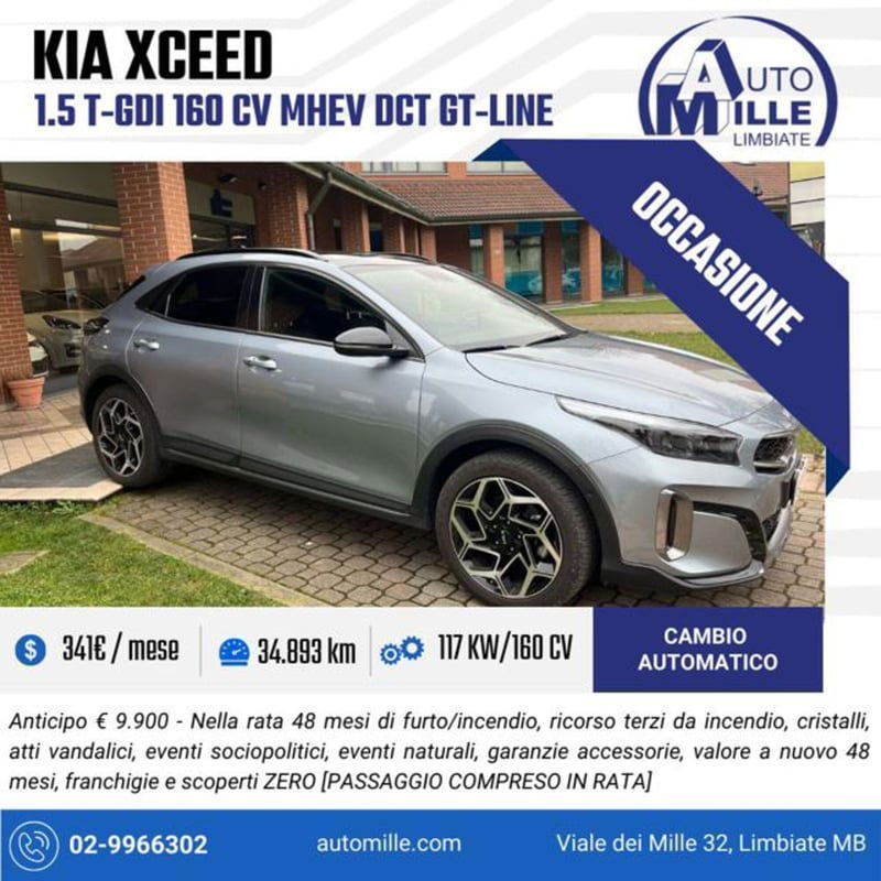 Kia XCeed 1.5 T-GDi 160 CV MHEV DCT Black Line Edition