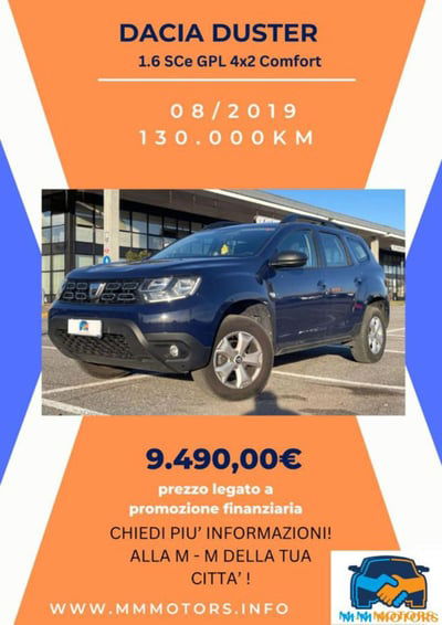 Dacia Duster 1.6 115CV Start&Stop 4x2 GPL Ambiance usata