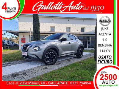 Nissan Juke 1.0 dig-t Acenta 114cv usata