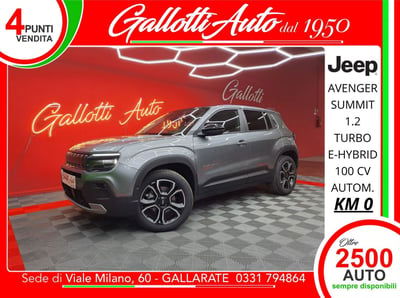 Jeep Avenger 1.2 turbo e-hybrid mhev Summit fwd 110cv edct6 nuova