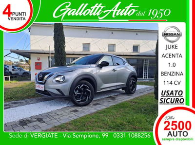 Nissan Juke 1.0 dig-t Acenta 114cv usata