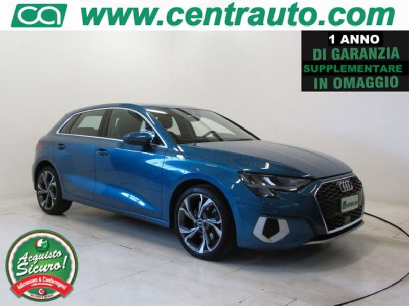 Audi A3 Sportback 1.5 tfsi mhev S line edition 150cv s-tronic