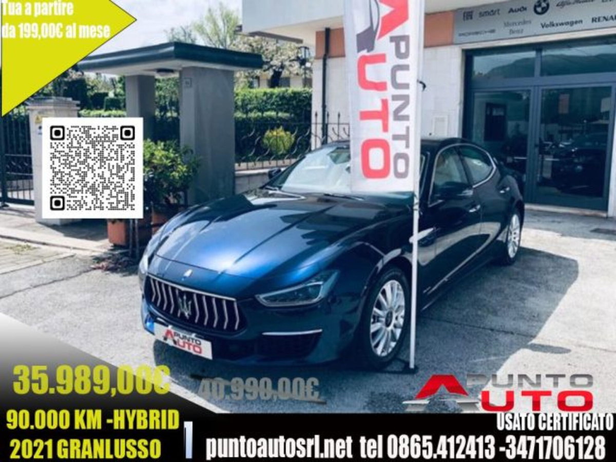 Maserati Ghibli Ghibli L4 330 CV MHEV Granlusso